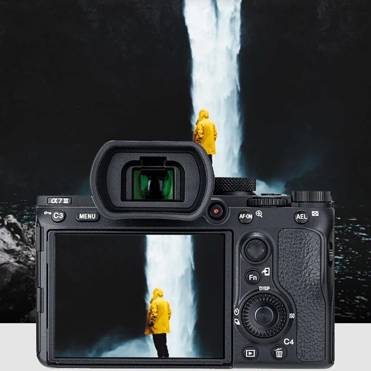 DBEIXIWEI A7 A7 A7 Soft Silicone Camera Viewfinder Eyecup, Camera Fittings for Sony II III