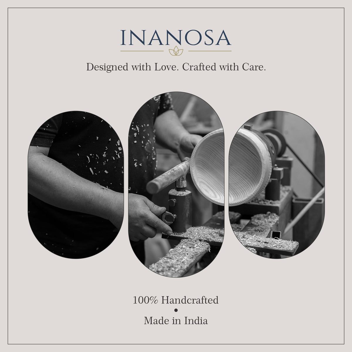 inanosa Handmade Mango Wood Tree of Life Jewelry Box, 7x5 inch Hand Carved Keepsake Box & Organizer, Unique Gift for Men & Women (Classic Tree of Life)