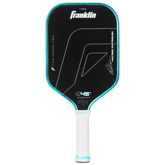 Franklin Sports Pro Pickleball Paddles - Hayden Patriquin C45 Carbon Fiber Series - Official USAP + UPA Approved Pickleball Paddle - Elongated Pro Player Design - 14mm Polymer Core - Laguna