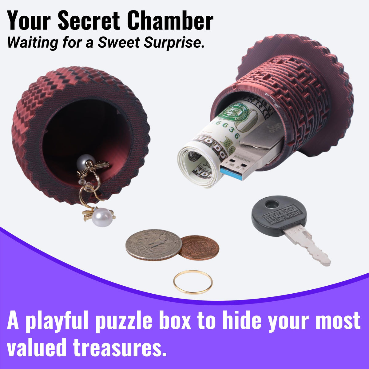Maze Egg Money Puzzle Gift Box: Available in 4 Unique Internal Designs - Secret Cash Holder & Surprise Gift Container for Easter, Birthday, Wedding - Fun Brain Teaser Toy for Kids & Adults