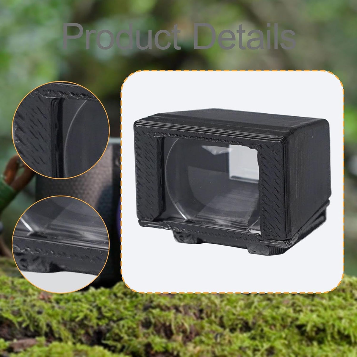 BaotyJie 3 2, 28mm Camera External Optical Viewfinder Direct Replaces Practical Durability Spare Parts Easy to Install