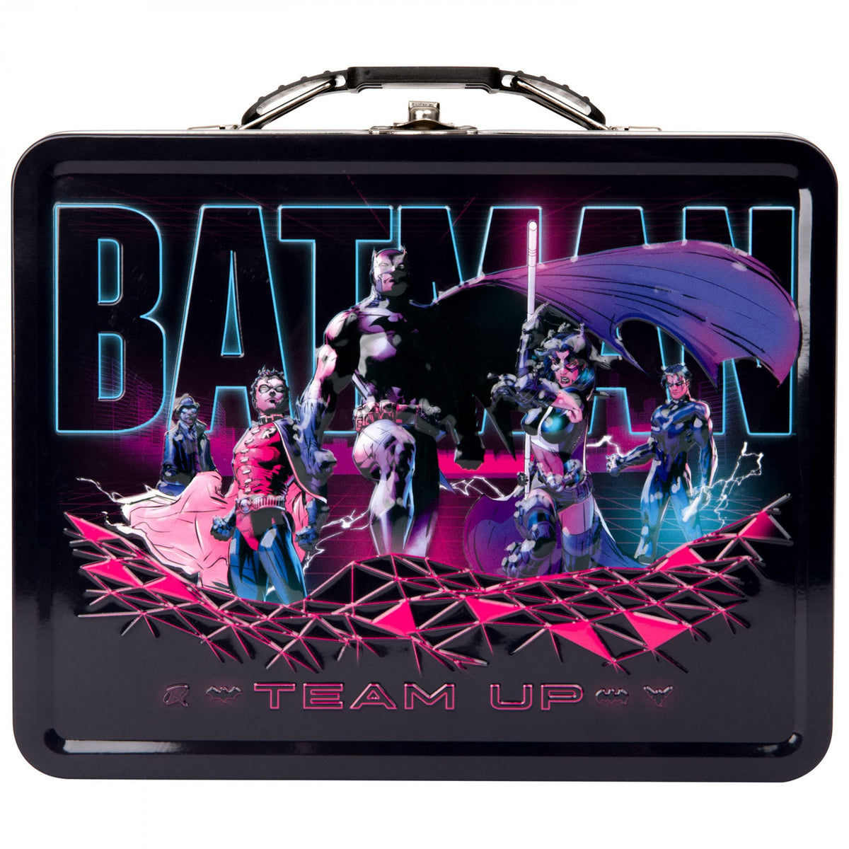 Batman Neon Outrun Tin Lunchbox