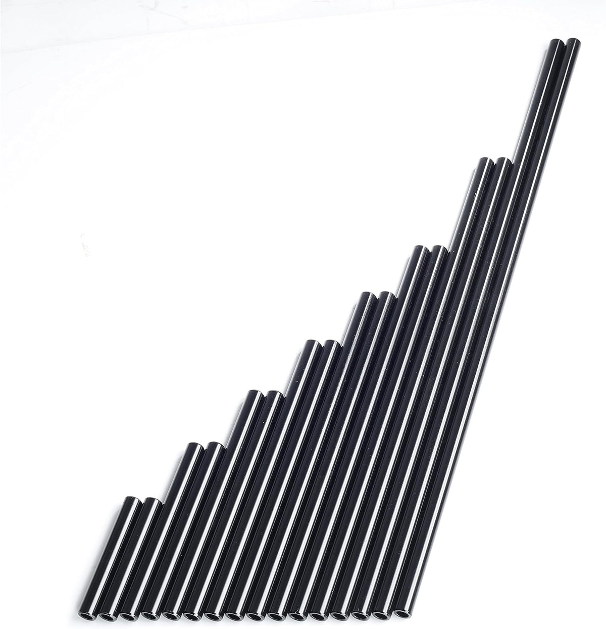 Movo PT6 Set 15mm (6") Photo of Two Aluminum Rods for DSLR Camera Rail System