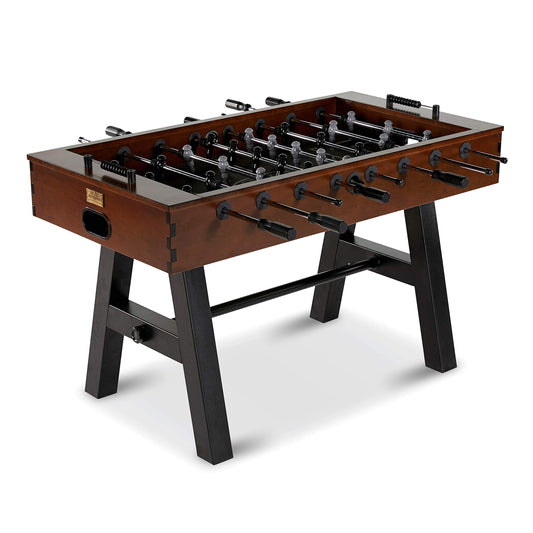 Barrington 56” Allendale Foosball Table Competition Size, Durable and Stylish with Tabletop Sports Soccer Balls, Perfect for Family Game Rooms