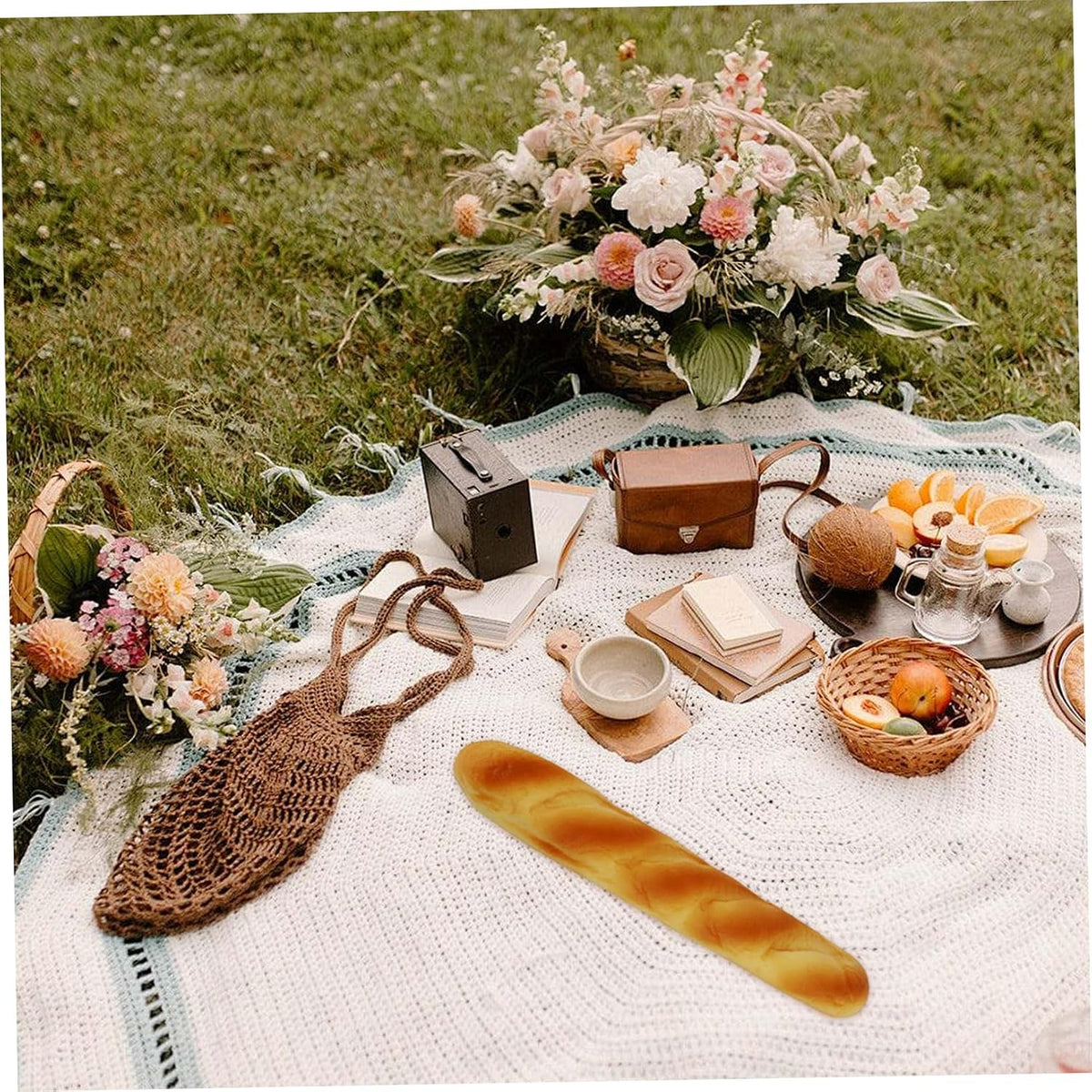 Xoeryoy 2PCS 13.8x2.4in Bread, PU Realistic Long Artificial Bread, Bake for Display, Photography Props, Bakery Ornament