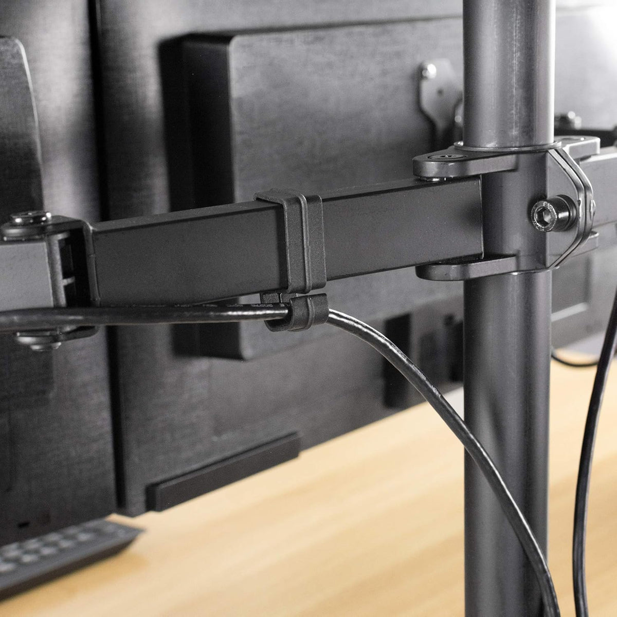 VIVO 1 4 Set PT-SD-WC05C Cable Management Clips for Desk Monitor Stands, Computer Office Workstation Cord Organization