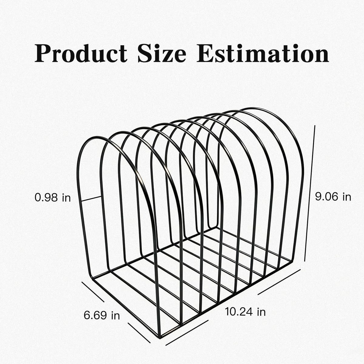DHSUN 2 Pcs Beanie Organizer, 10-Cap Capacity Metal Beanie Holder, Hat Rack for Knit Hats, Space-Saving Storage for Bedroom, Entryway, Mudroom, Dorm, Apartment,Office