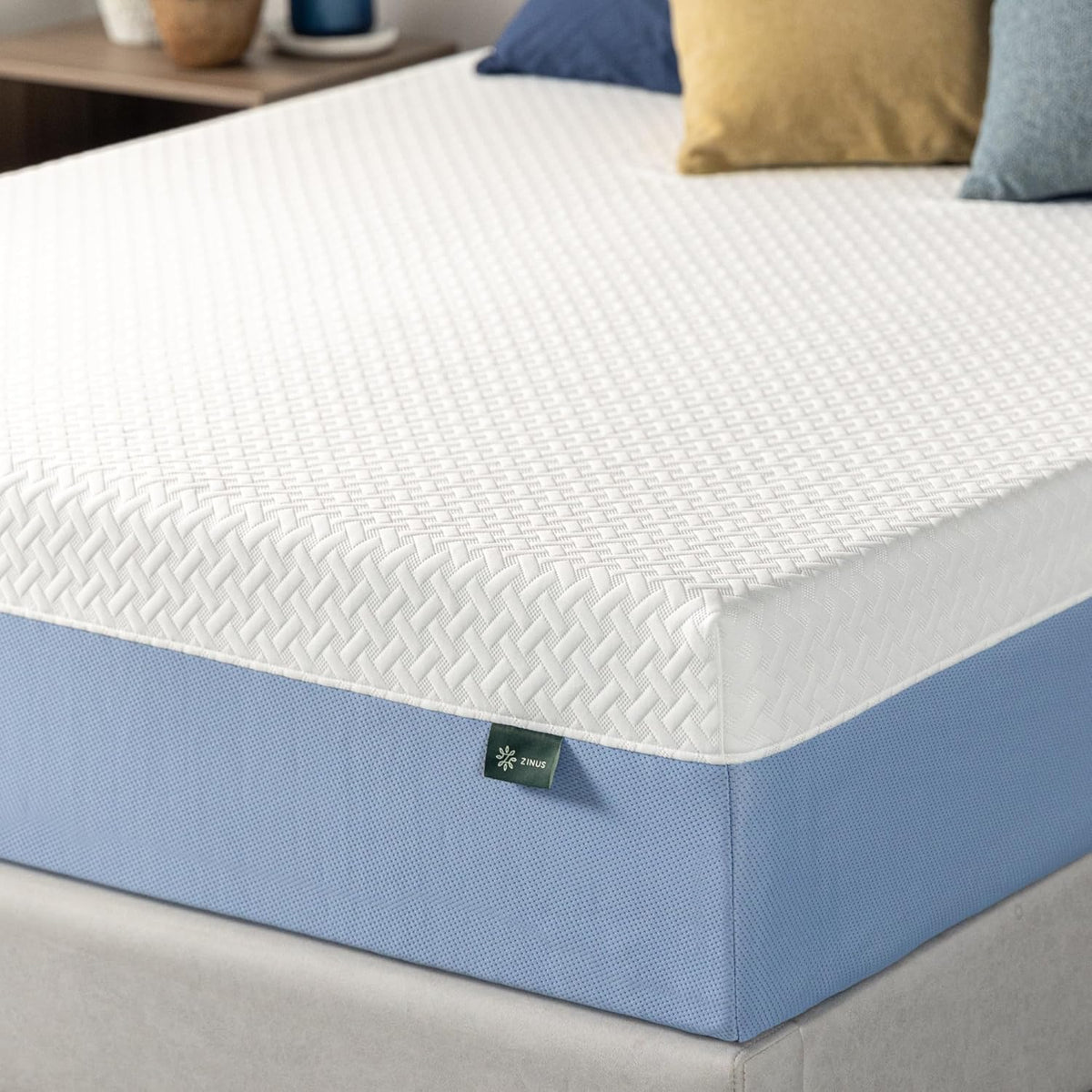 Zinus 12 Inch Twin Memory Foam Mattress - Cooling Essential, Fiberglass Free, Medium Feel, Breathable Design