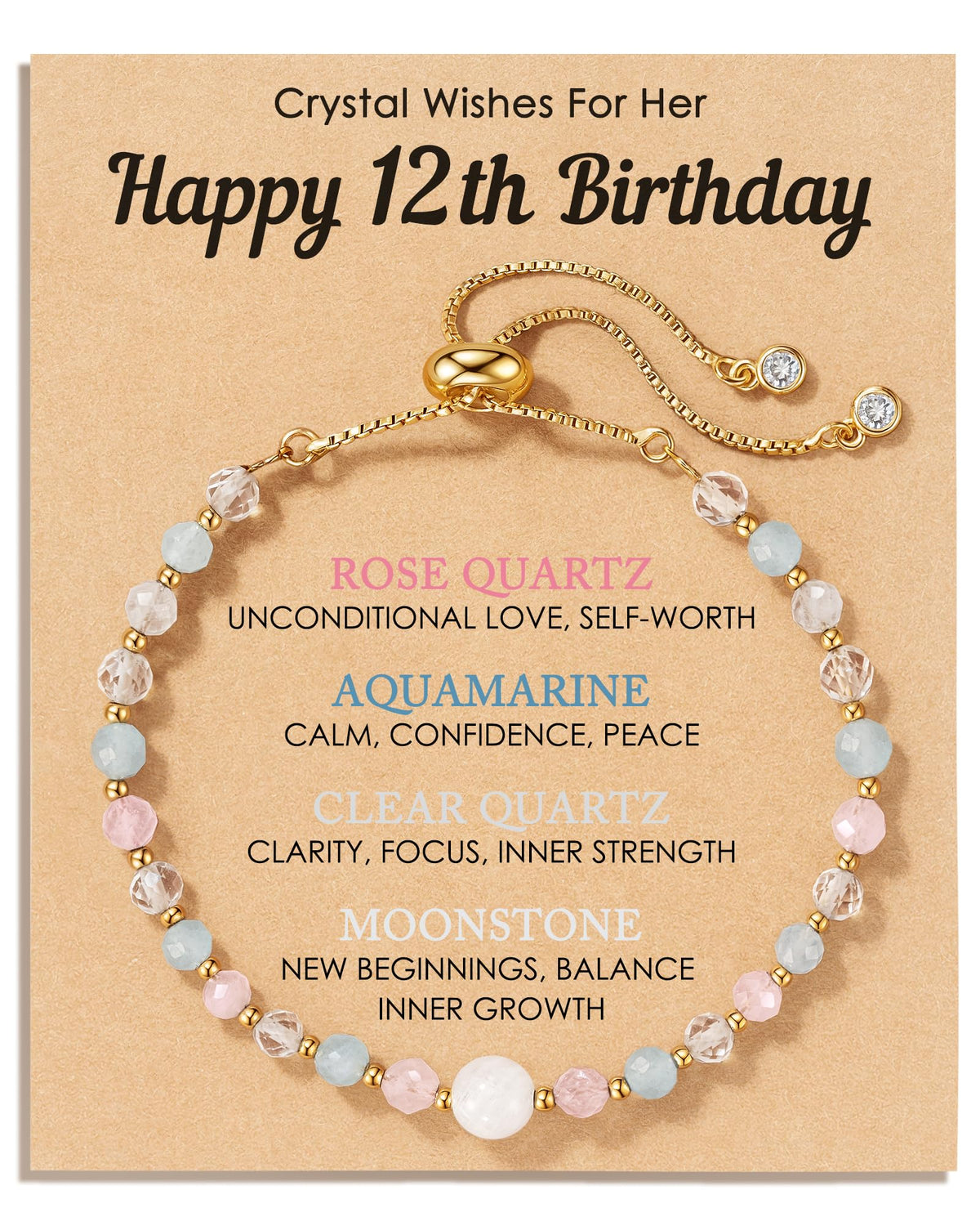 HGDEER12 Year Old Girl Birthday Gift for 12 Year Old Girls Bracelets Jewelry 12th Birthday Decoration Preteen Tween Trendy Stuff