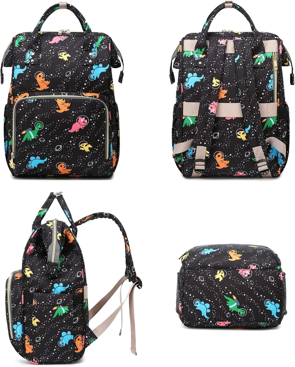 Xunteny Backpack, Backpack 15.6 Inch Backpacks Dinosaur Women Laptop College School Bookbag Computer for Work Business