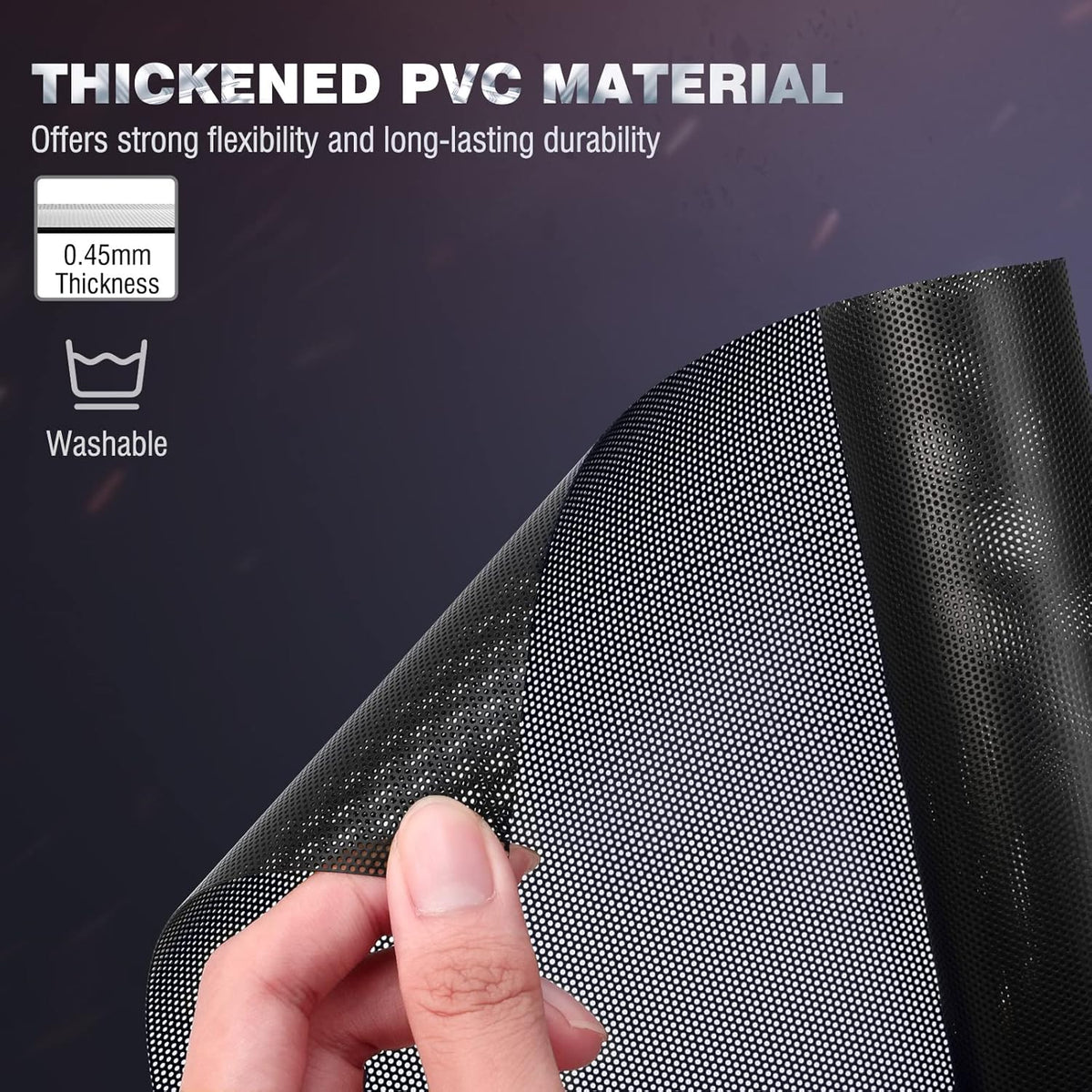 400x300mm [2 Pack] MoKo DIY PC Case Dust Mesh Filter, PVC Dustproof Magnetic Dust Filter Cover, PC Mesh Grill