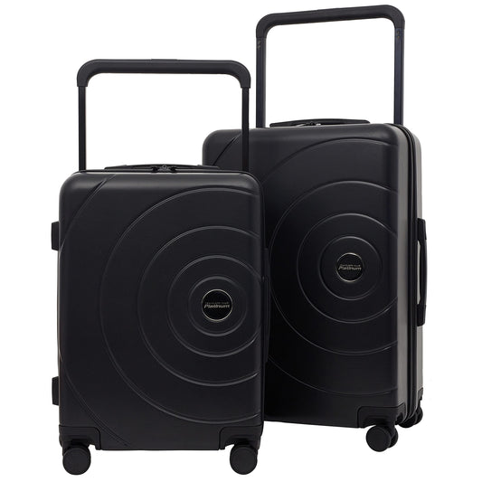 Travelers Club 2PC or 20" Odyssey Luggage Set, Black, 2PC Set