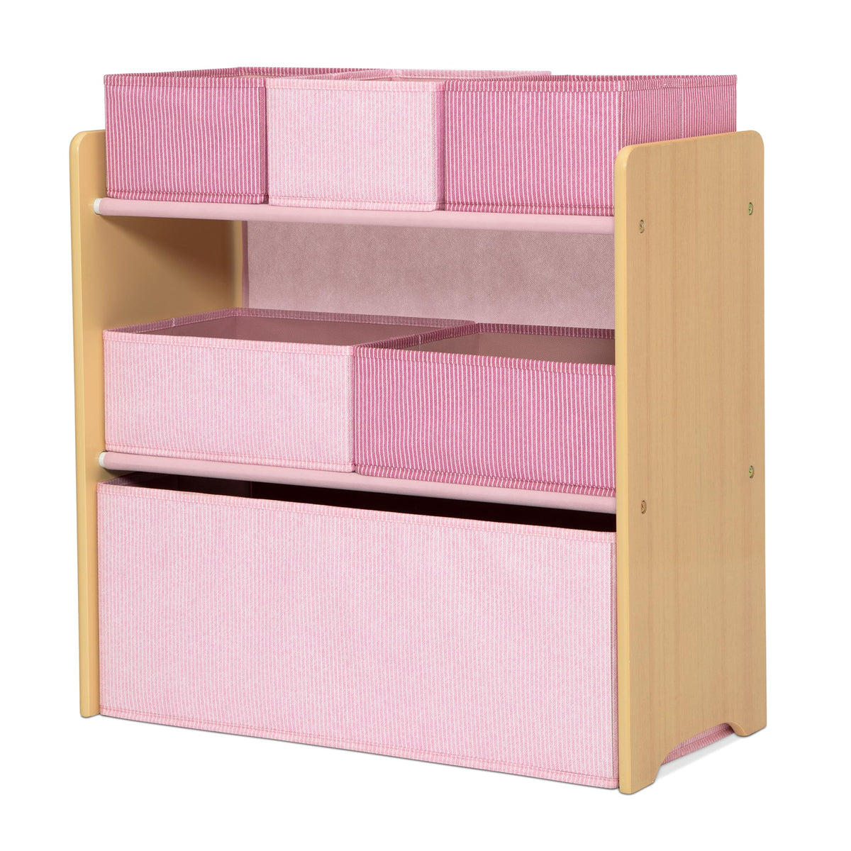 Delta Children - GapKids 6 Bin Toy Organizer - Greenguard Gold Certified, Blush Pink