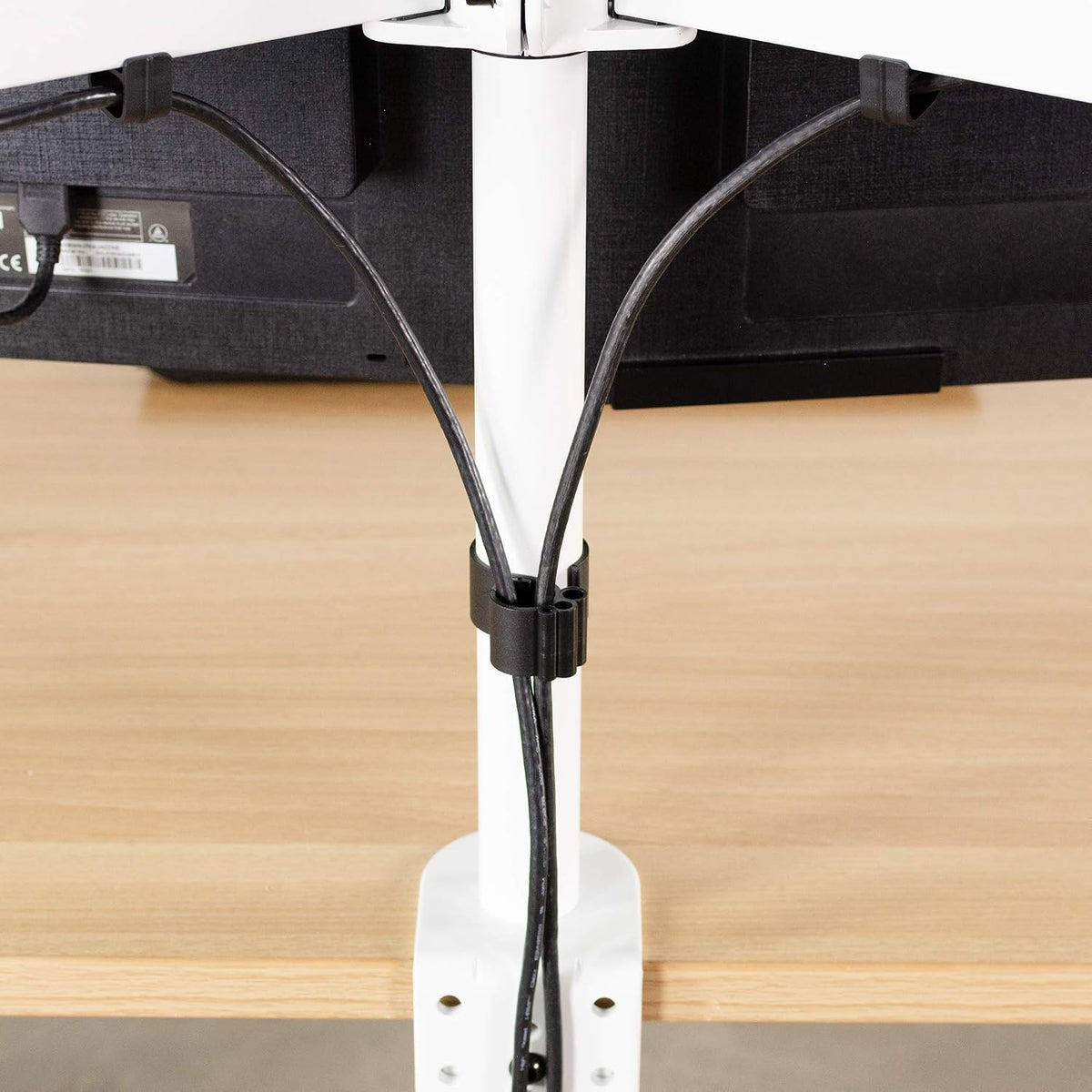 VIVO 1 4 Set PT-SD-WC05C Cable Management Clips for Desk Monitor Stands, Computer Office Workstation Cord Organization