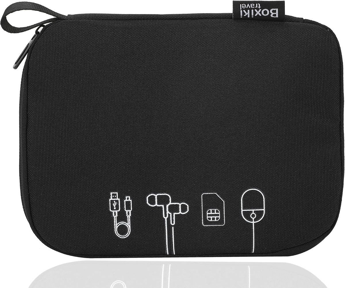 Backpack Digital Accessory Pouch Portable Travel Organizer Bag for Cables Chargers Earbuds Power Banks SD Cards USB