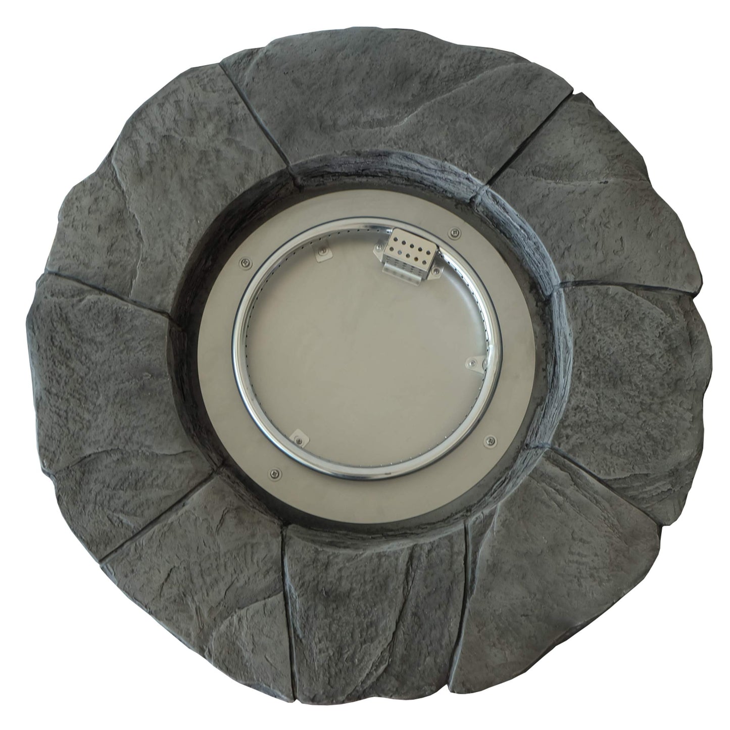Christopher Knight Home Angeles Outdoor Circular Fire Pit - 40,000 BTU, Grey