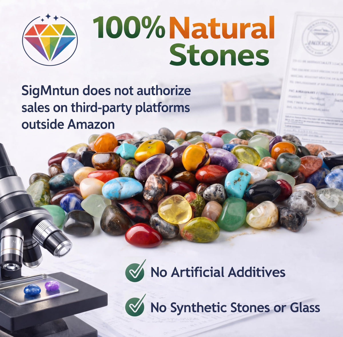 SigMntun Polished Lapis Lazuli Crystal Chips Set, 0.4", 128 Pcs - Handpicked Tumbled Stones and Crystals Bulk for Healing, Reiki, Meditation, Witchcraft and Home Decor