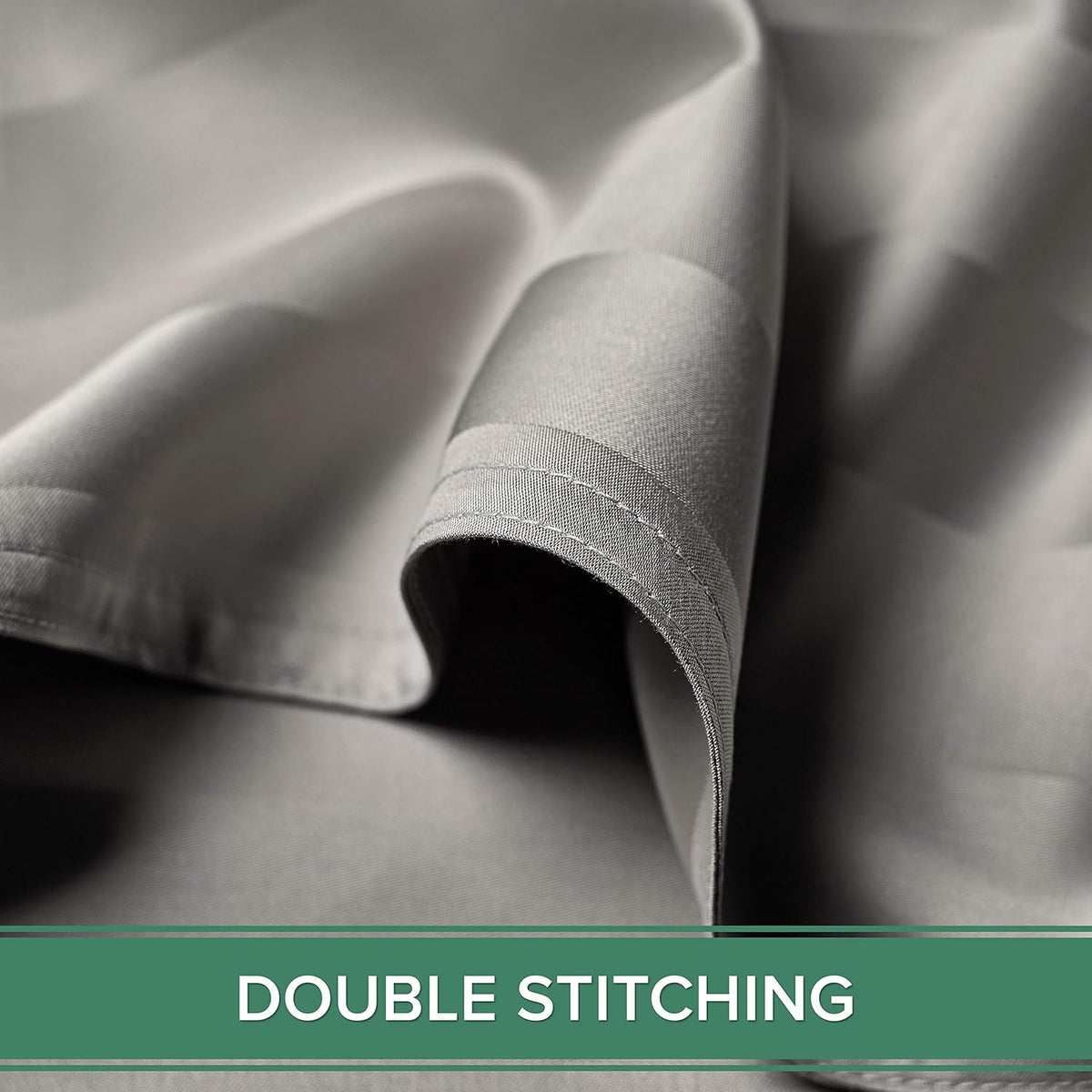 Pure Bamboo Full Sheets - Luxuriously Soft & Cooling 100% Organic Viscose Bed Sheet Set | Jacquard Silver, 2-Year Quality Promise