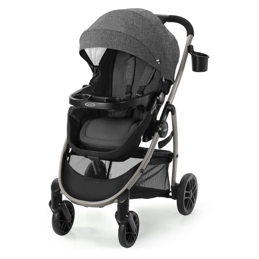 Graco® Redmond Modes Pramette Stroller 3-in-1 Convertible: Car Seat Carrier Infant Pramette to Toddler Stroller with Reversible Seat and One-hand Fold