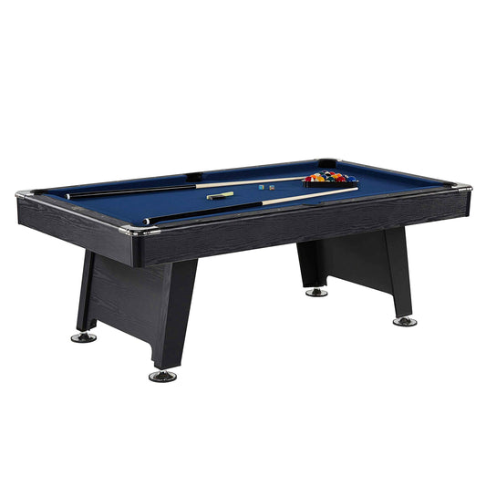 Barrington Billiards 7' Pool Table with Billiard Ball and Cue Stick Set