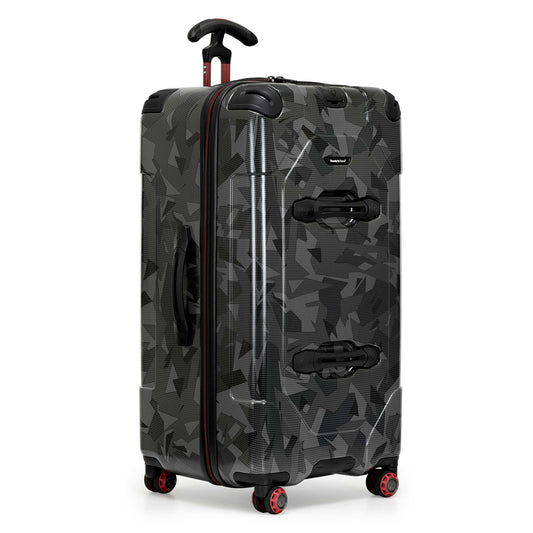 Traveler's Choice Maxporter II Polycarbonate Hardside Trunk with Spinner Wheels, Gray Camo, 31-Inch Large Trunk