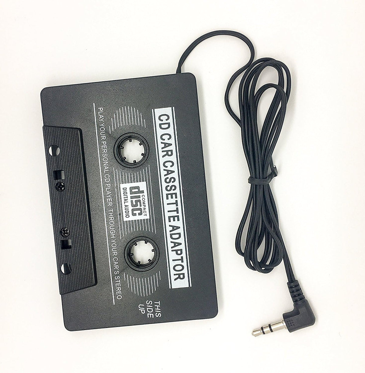 Master Cables Cassette 3.5mm MP3 Cassette Car Audio Adapter Universal Tape Adapter with AUX Cable Play Music from