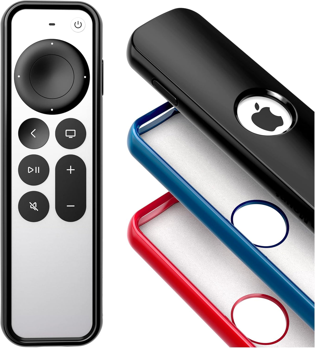 ReliaMount Case for Apple TV Remotes Premium Drop Protection and Comfortable to Hold Designed in USA (Premium Black