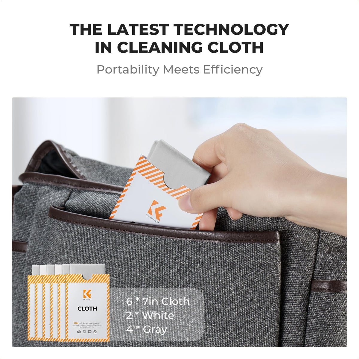 30 Pack Headset, K&F CONCEPT Lens Cleaning Cloth | Microfiber Cleaning Cloth | Glasses Cleaning Cloths | Eyeglass Lens