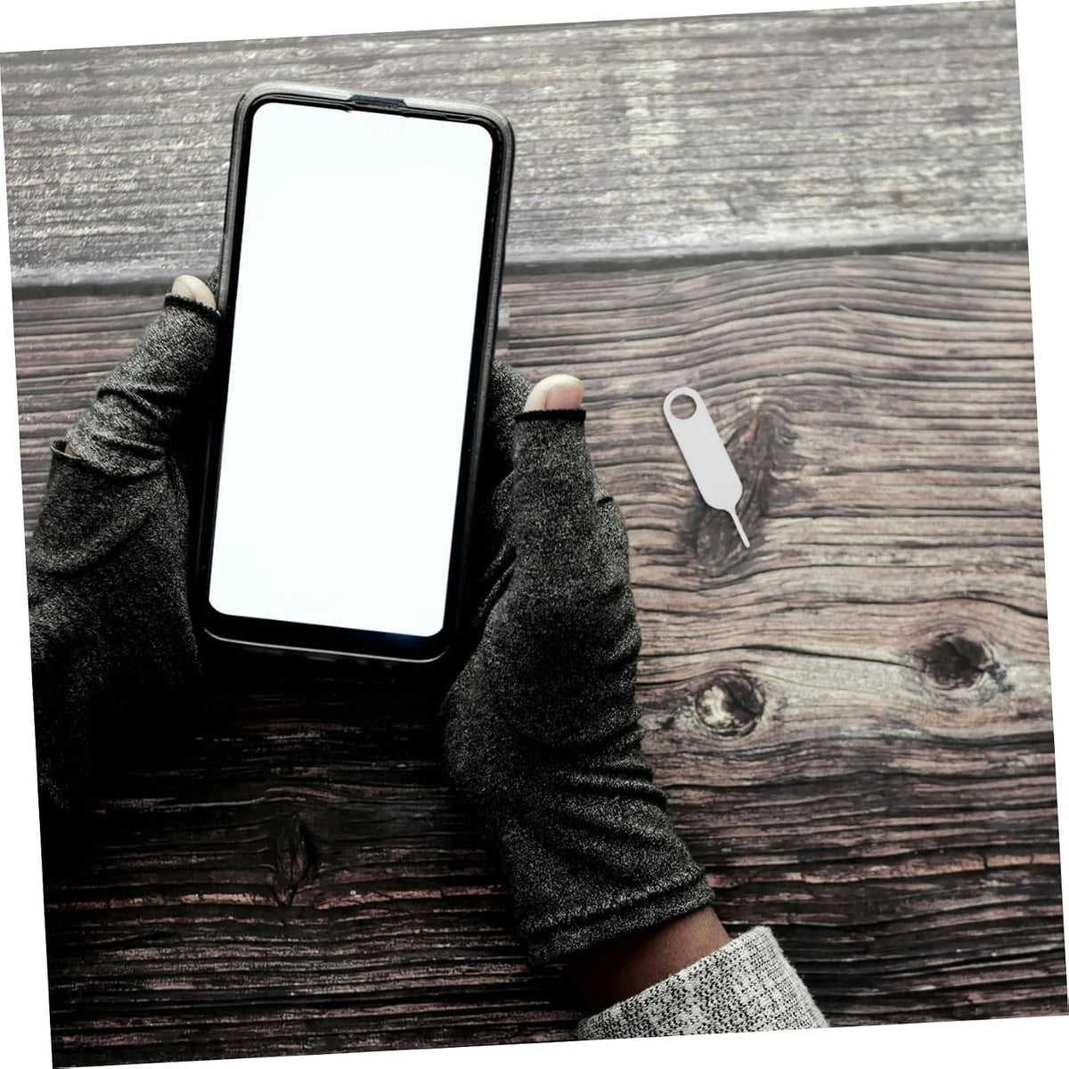 500pcs Housoutil Sim Card Removal Tool: Stainless Steel Pin - Stainless Steel Ejector Pin for Phone - Smooth Portable