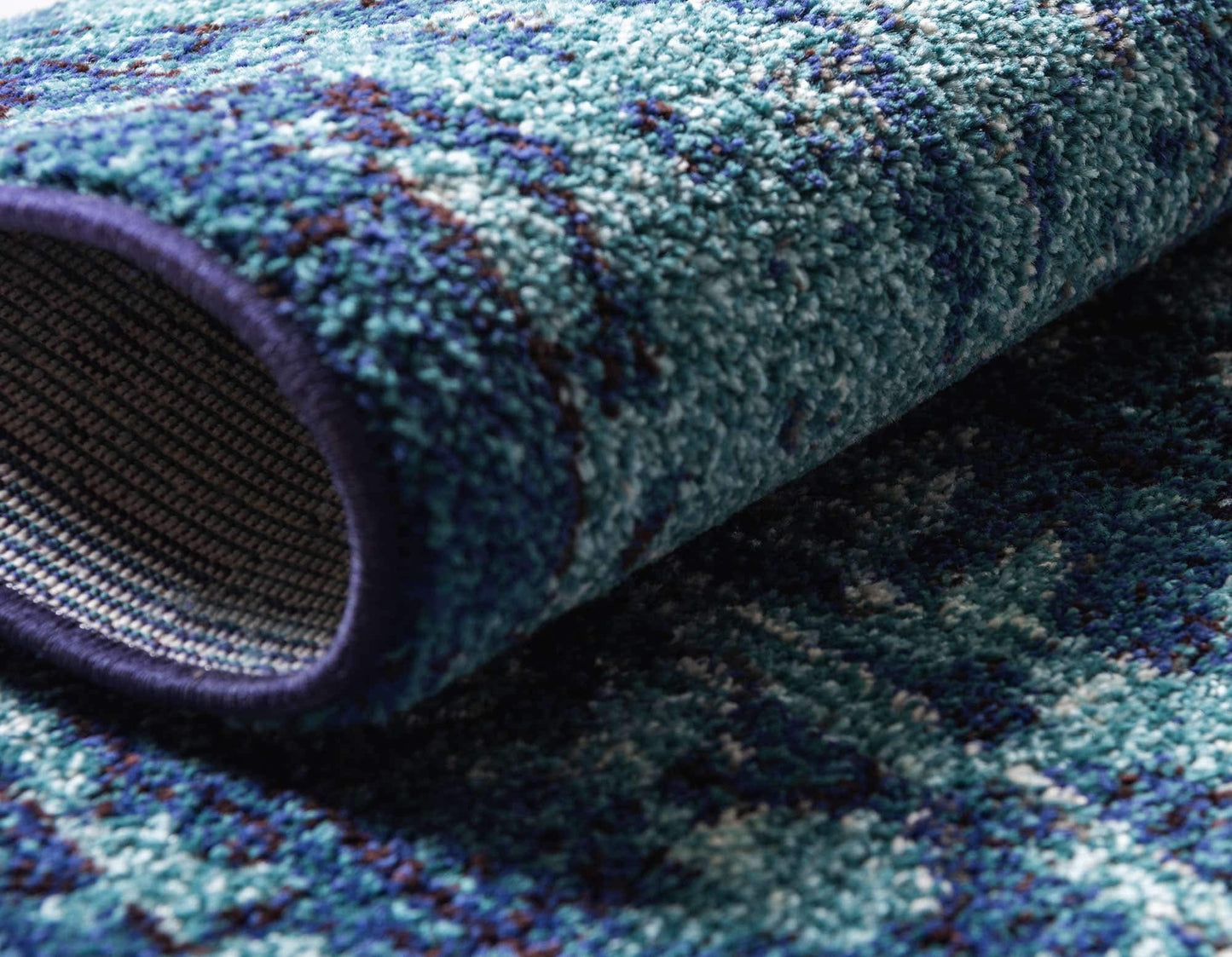 Unique Loom Medici Collection Vintage Botanical Traditional Blue Area Rug (10' 0 x 13' 0)
