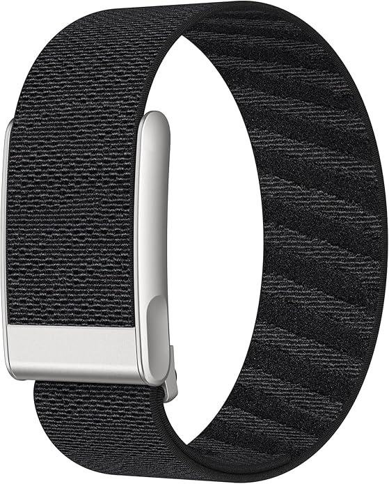 VeveXiao Stretchy Nylon Wristband Compatible with Whoop 5.0/Whoop MG Bands,Soft Stretchy Nylon Sports Loop Replacement Bands for Men Women, with Metal Frame Adjustable Connector