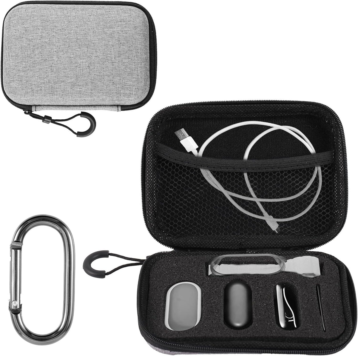 lasuroa Case Cover for PLAUD NotePin AI Voice Recorder, Soft EVA Voice Recorder Carrying Case Portable Protective Cover