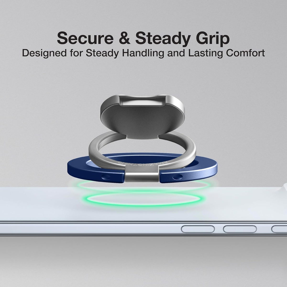 AMAZINGthing 17/16/15/14/13/12 [Titan PRO MagFlex Grip Removable Phone Grip & Kickstand, Dual-Magnetic Mount