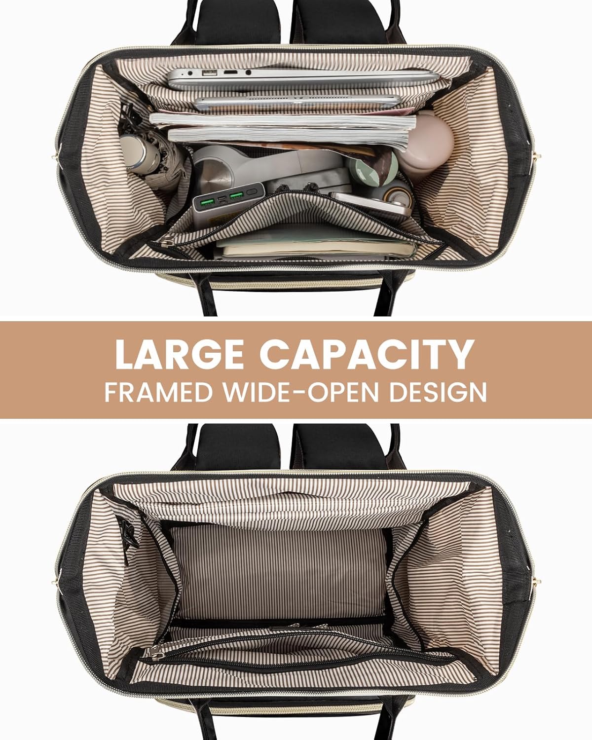 Backpack Backpacks Backpack 17-Inch LOVEVOOK Laptop for Women Fashion Business Computer Travel Bags Purse Doctor Nurse