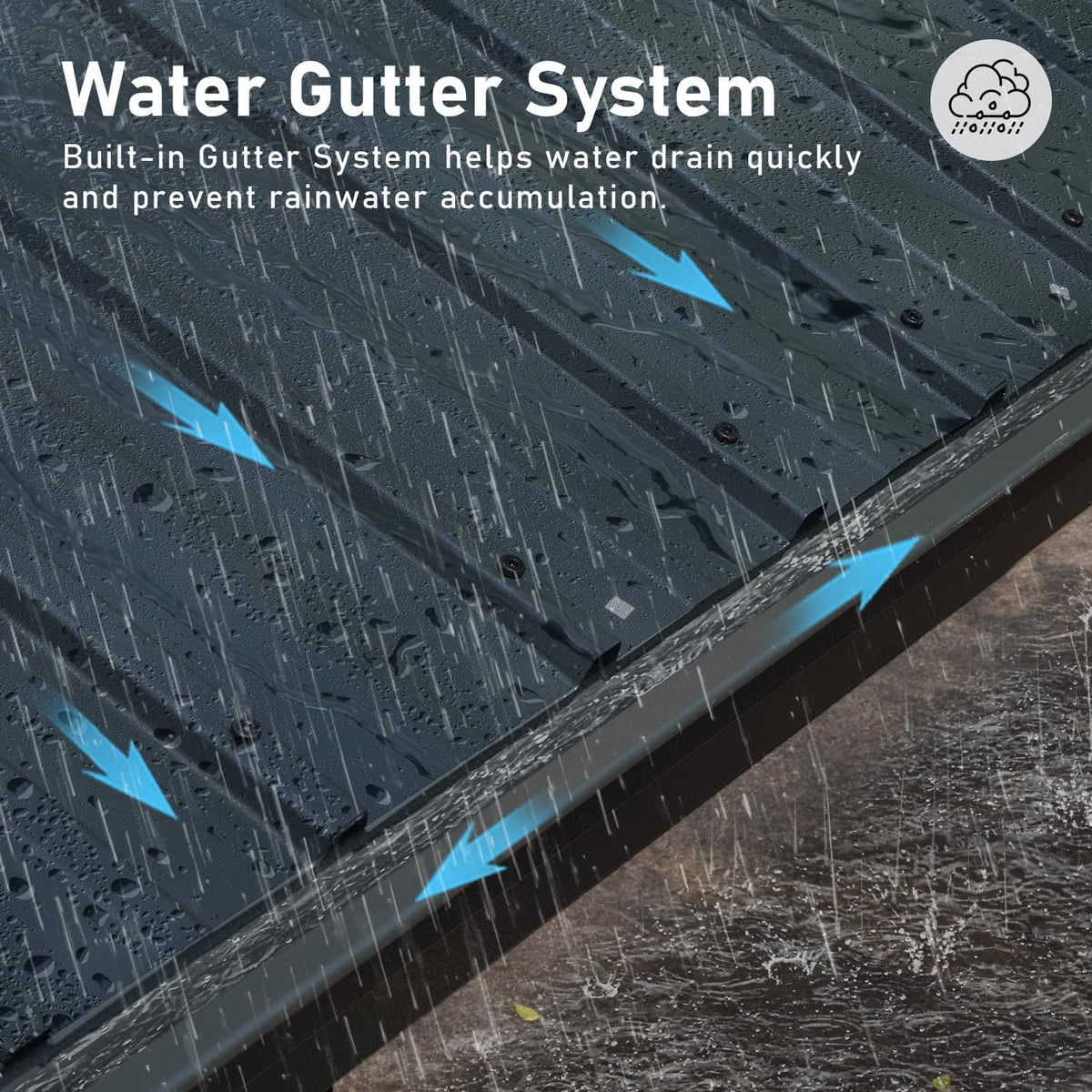 Ginkartu 14x24FT Hardtop Gazebo, Outdoor Gazebo with Galvanized Steel Double Roof, Aluminum Frame, Built-in Gutter System, Curtain and Netting, Metal Gazebo Pavilion for Patio Deck Garden, Grey