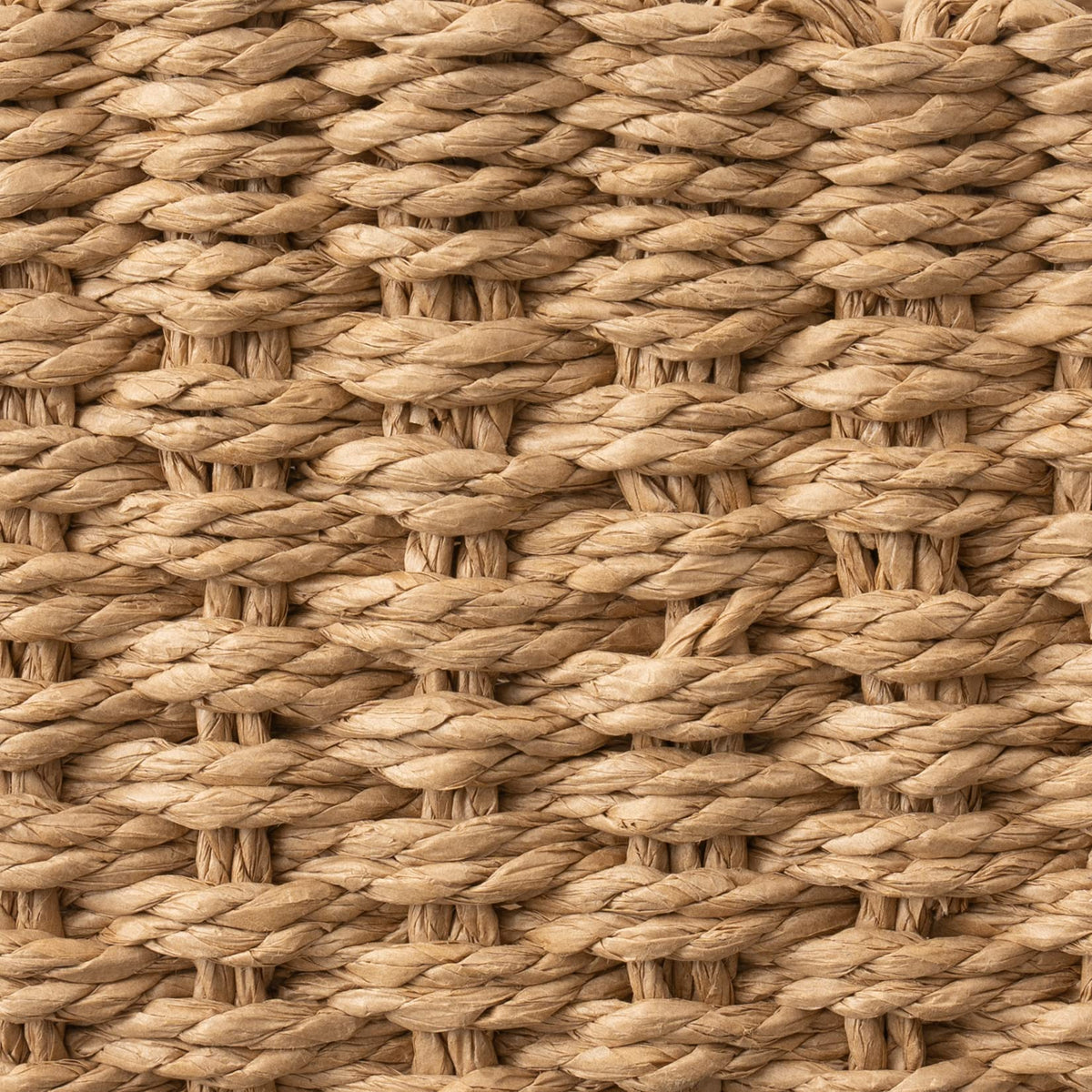 LA JOLIE MUSE Small Wicker Baskets for Organizing, Recycled Paper Rope Storage Basket Container Bins for Shelves Bathroom Cupboards Drawer, Decorative Square Basket Organizer Set of 3