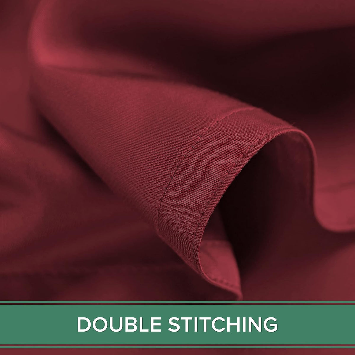 Pure Bamboo Queen Sheets - Luxuriously Soft 100% Organic Viscose Bed Set | Cooling & Durable (Merlot)