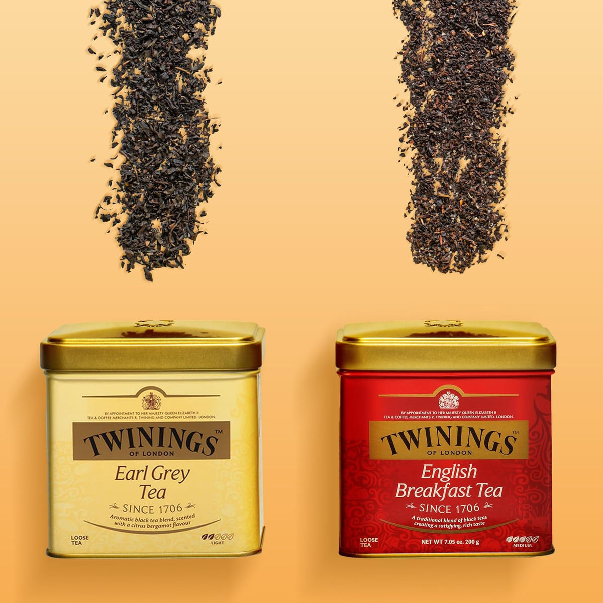 Twinings Earl Grey Loose Tea - Smooth & Flavorful Black Tea Leaves, 7.05 Ounce Tin, Enjoy Hot or Iced