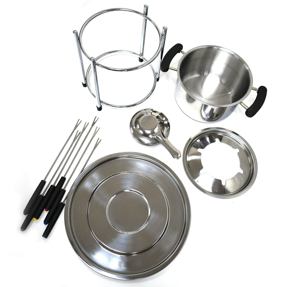 Norpro Stainless Steel 10 Piece Fondue Set