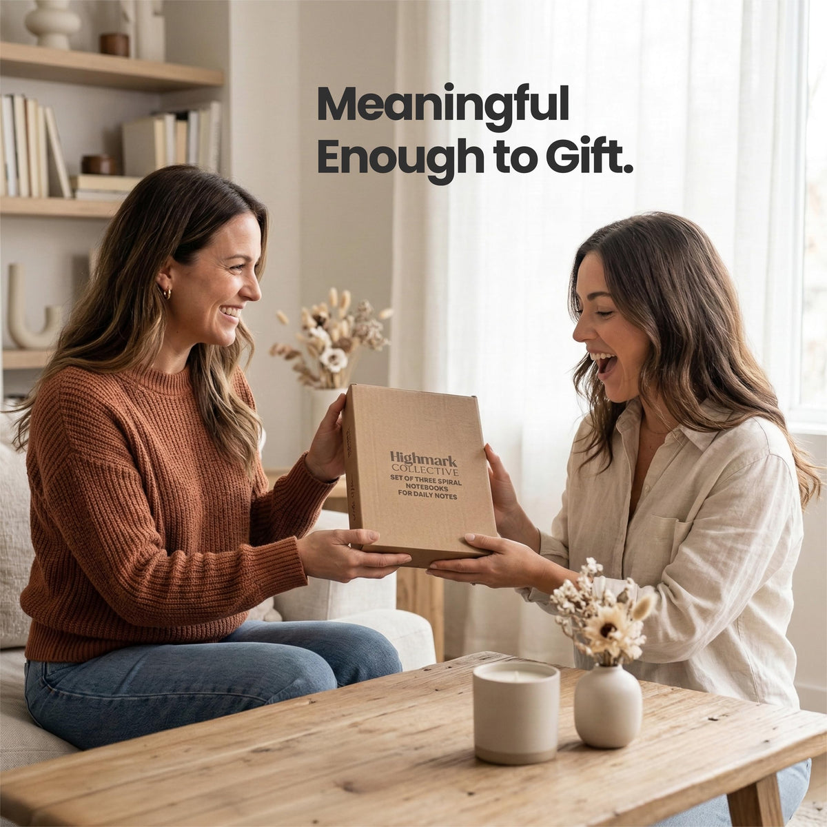Highmark Collective Christian Notebook Set of 3 – Scripture Botanical Spiral Journal for Women – 100 GSM No-Bleed Bible Study Supplies – 3 Floral Lined Notebooks for Prayer Journal, Sermon Notes, and Devotionals