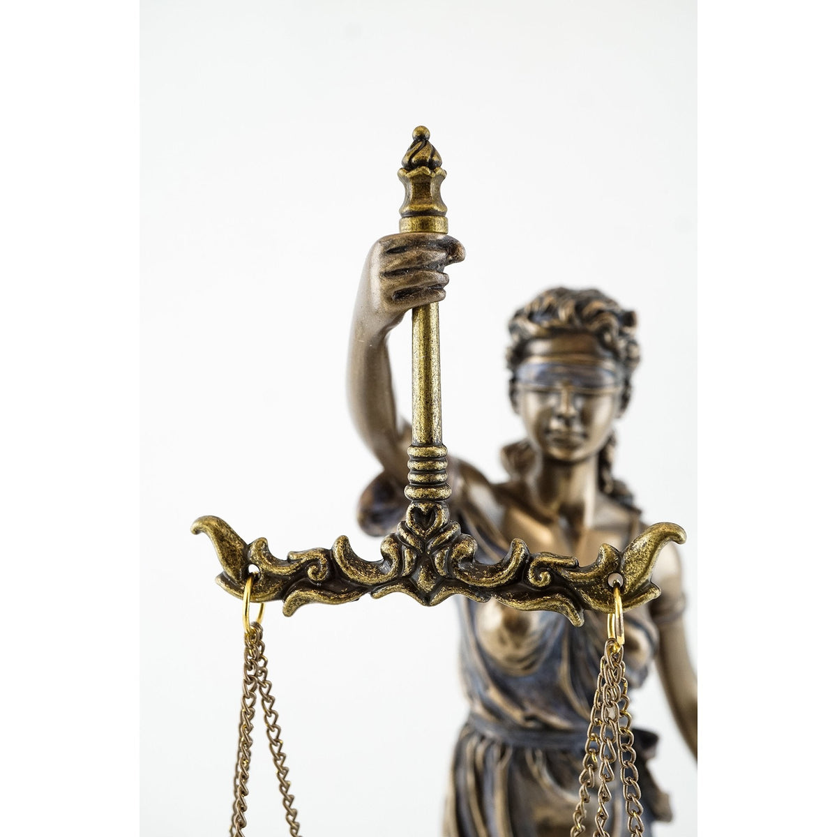 Top Collection Bronze Finish Lady Justice 12.5 Inch Statue Sculpture