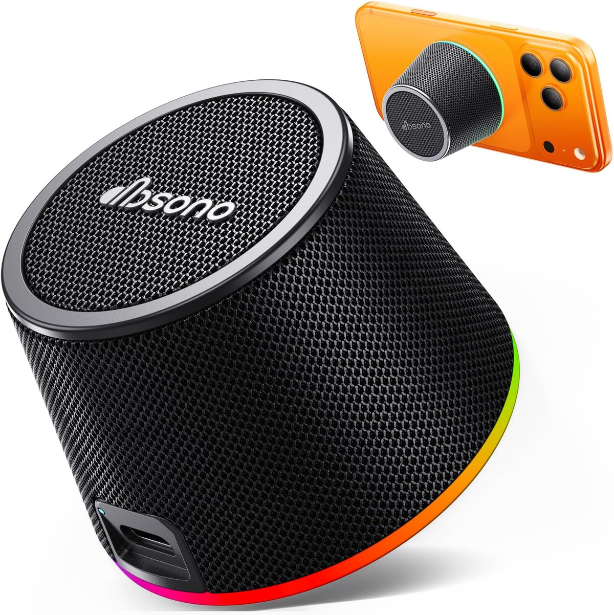 dbsono 3-in-1 Small Portable Bluetooth Speaker - Mother's Day & Graduation Gifts, Magnetic Phone Stand Speaker