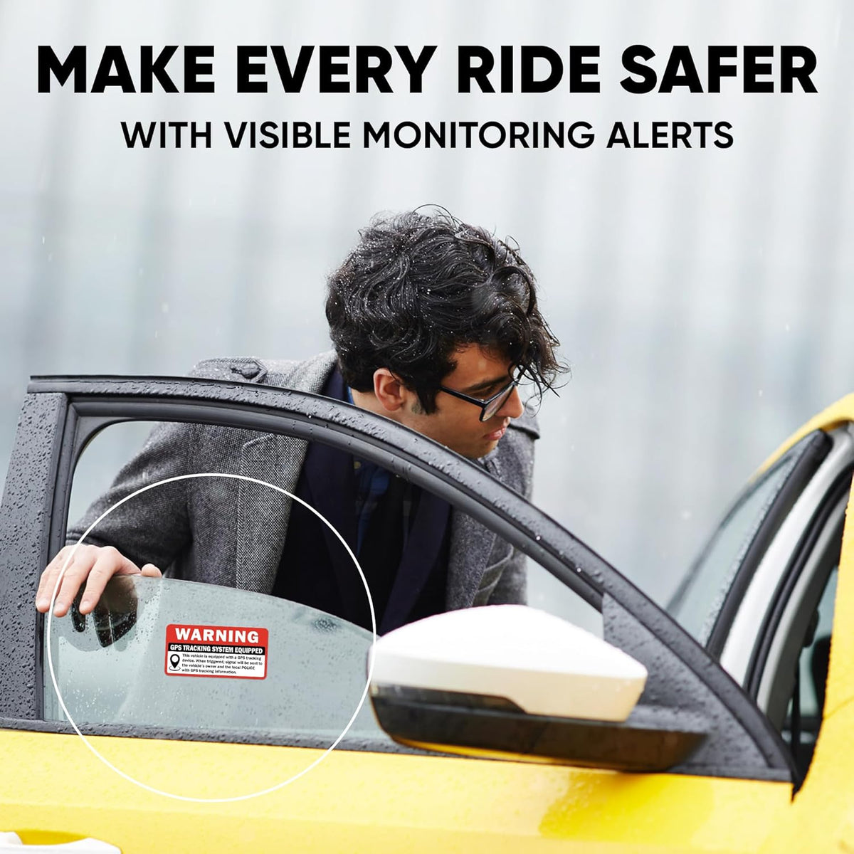 Sticky Expressions (8 3" 1.5" GPS Tracking Sticker For Car Pcs), Size by - Strong Adhesive, Durable, Waterproof, UV