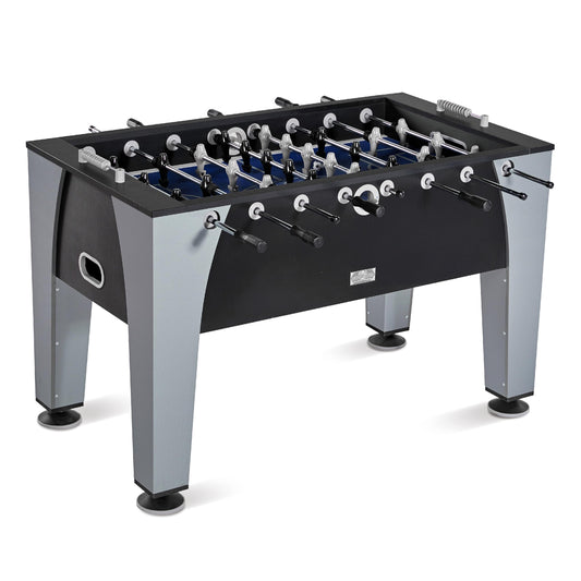 Barrington Billiards 58” Irvine Foosball Table, Durable & Stylish Design with Tabletop Sports Soccer Balls, Perfect for Family Game Rooms
