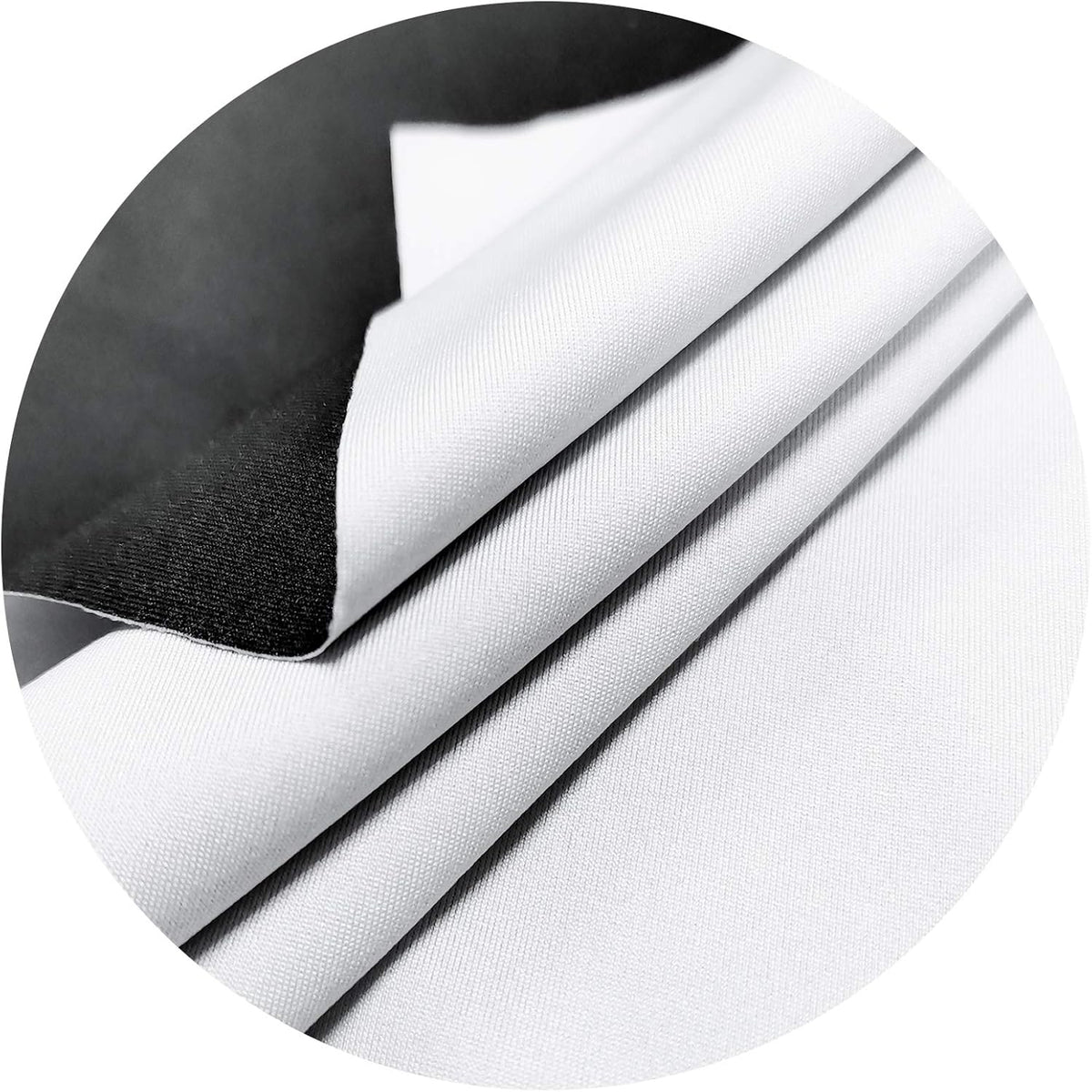 Yandood 59x105 inch 130 inch 16:9 4K Projector Screen DIY Elastic Polyester Material for Max Projection Screen