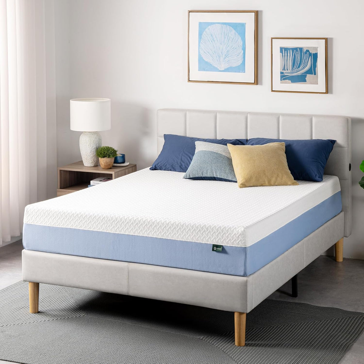 Zinus 10 Inch King Memory Foam Mattress - Cooling Comfort, Fiberglass-Free, Medium Feel, Safe Materials