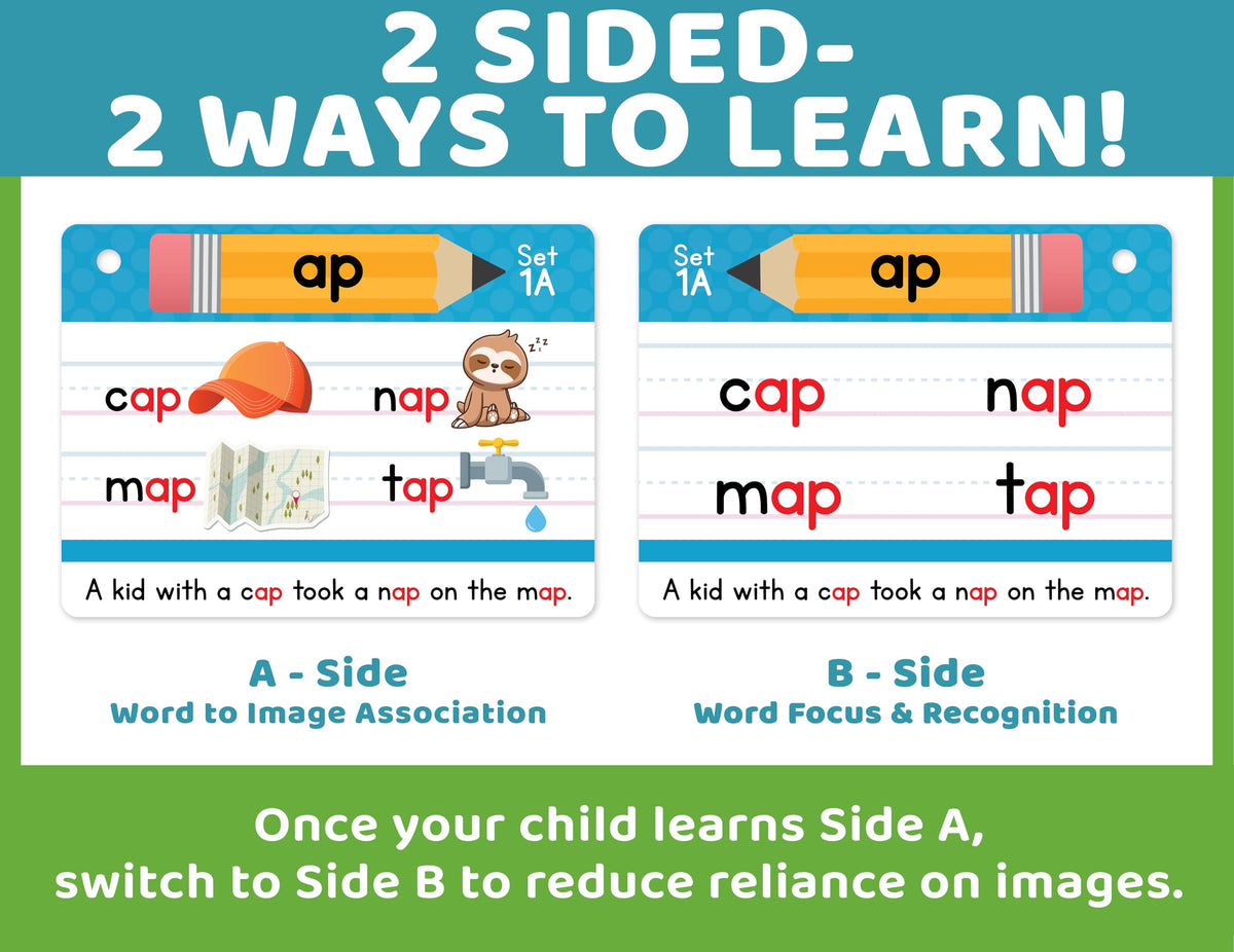 Bright Seed Phonics Flash Cards - Learn to Read in 20 Phonic Stages - Digraphs CVC Blends Long Vowel Sounds – Phonics Games for Kids Age 4-8 Kindergarten First Second Grade Home School Educational