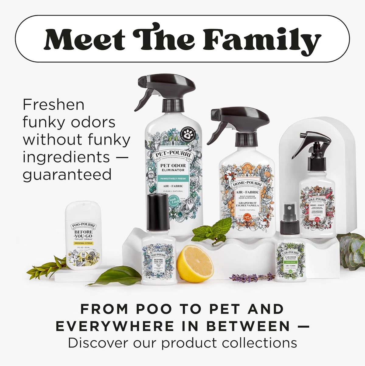 Poo-Pourri Toilet Spray - Bamboo Rain Odor Eliminator | 2 Fl Oz, Up to 100 Uses, TSA Approved