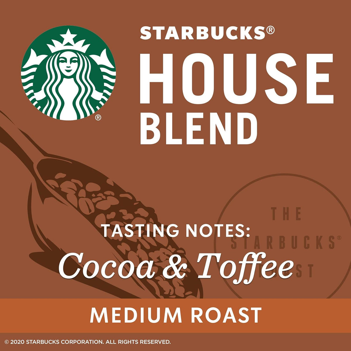 Starbucks Medium Roast Ground Coffee - House Blend - 100% Arabica - 28 oz. Bag