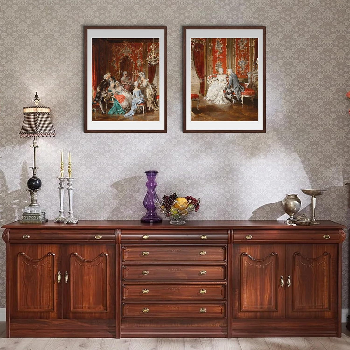 Upsimples 18x24 Picture Frame - Versatile Display for 16x20 Photos with Mat or 18x24 Without - Brown, 1 Pack